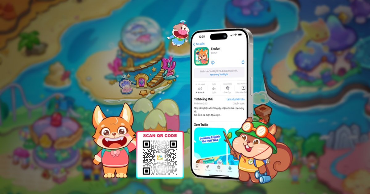 Edufun - Ứng dụng học tiếng anh tốt nhất hiện nay