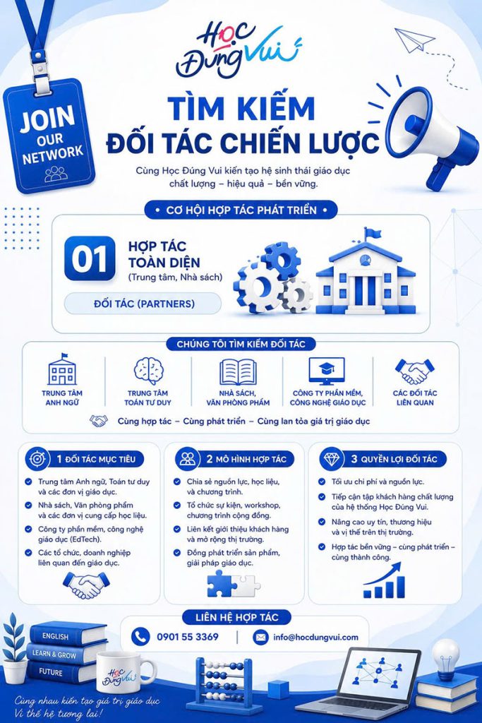 Hợp tác với Học Đúng Vui