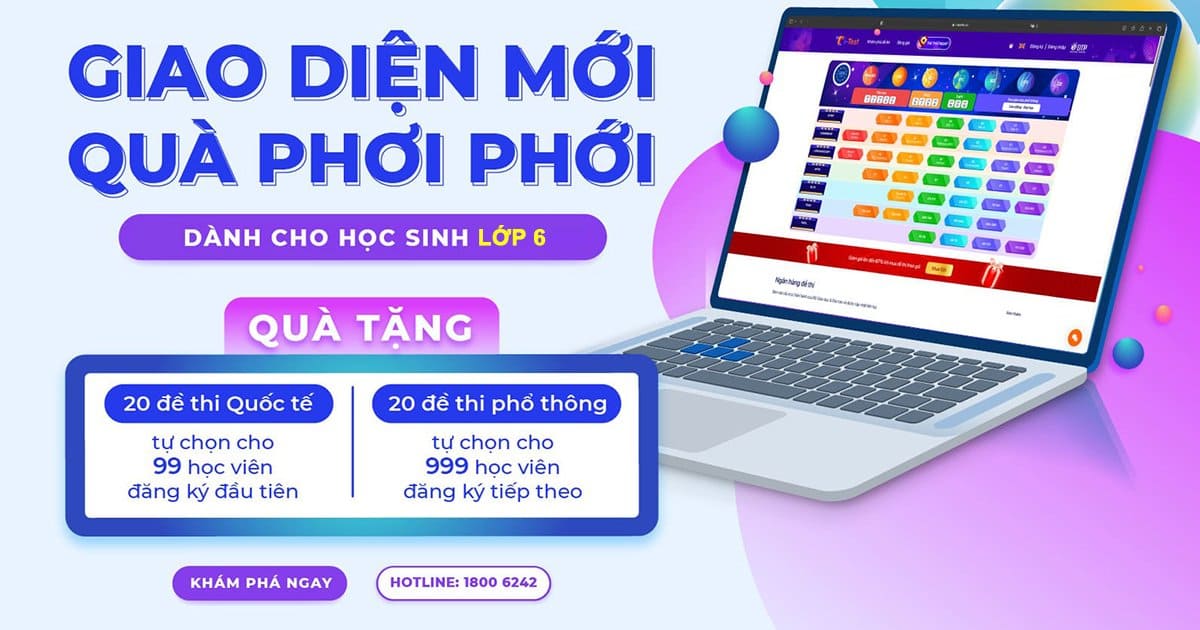 Đề thi Tiếng Anh lớp 6 mới nhất