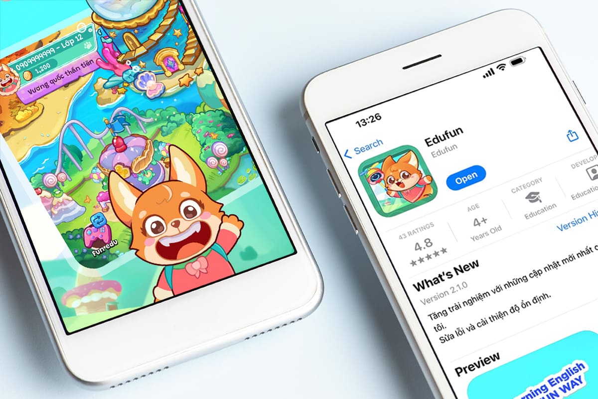 App học tiếng Anh miễn phí - Ứng dụng học tiếng Anh Edufun