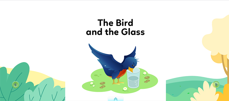 Truyện tranh tiếng Anh lớp 1 - The Bird and the Glass