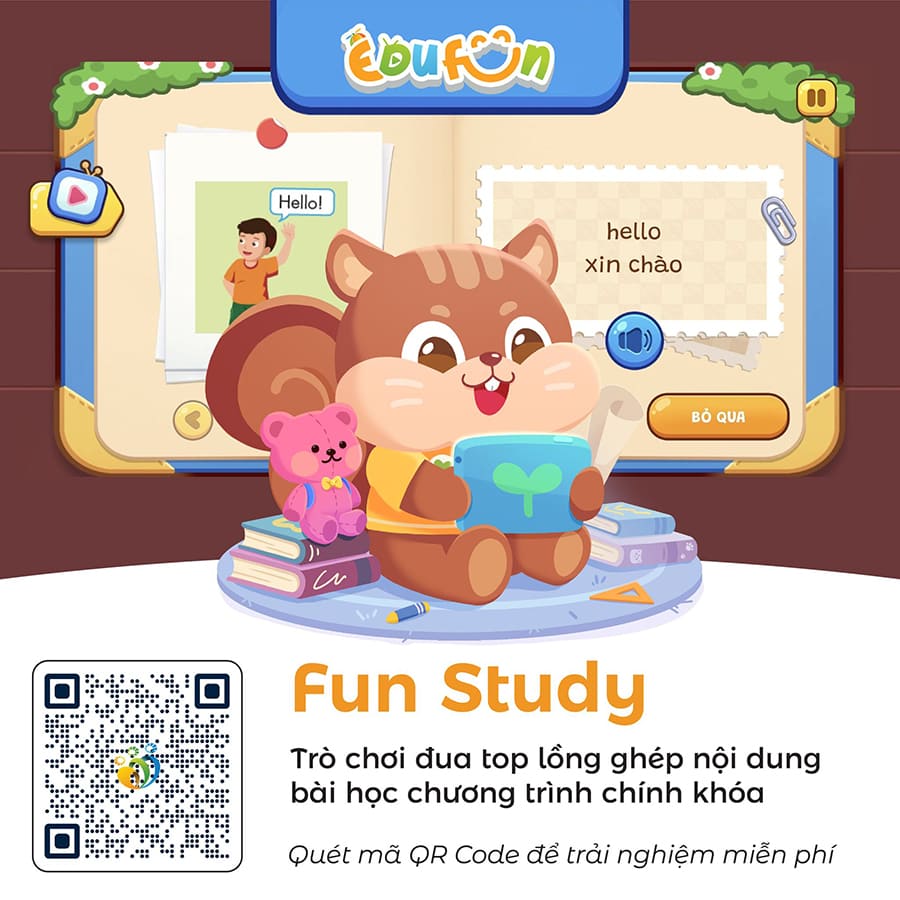 Fun Study: Trò chơi đua top lồng ghép nội dung bài học theo Chương trình chính khóa