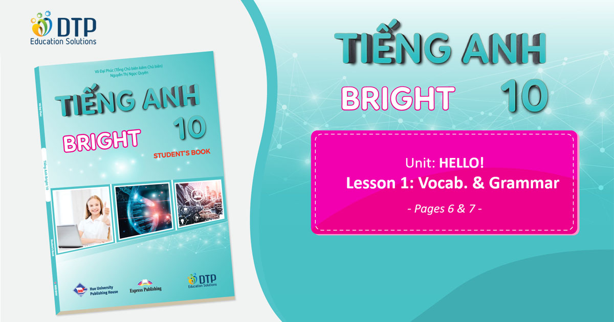 Sách giáo khoa Tiếng Anh 10 Bright