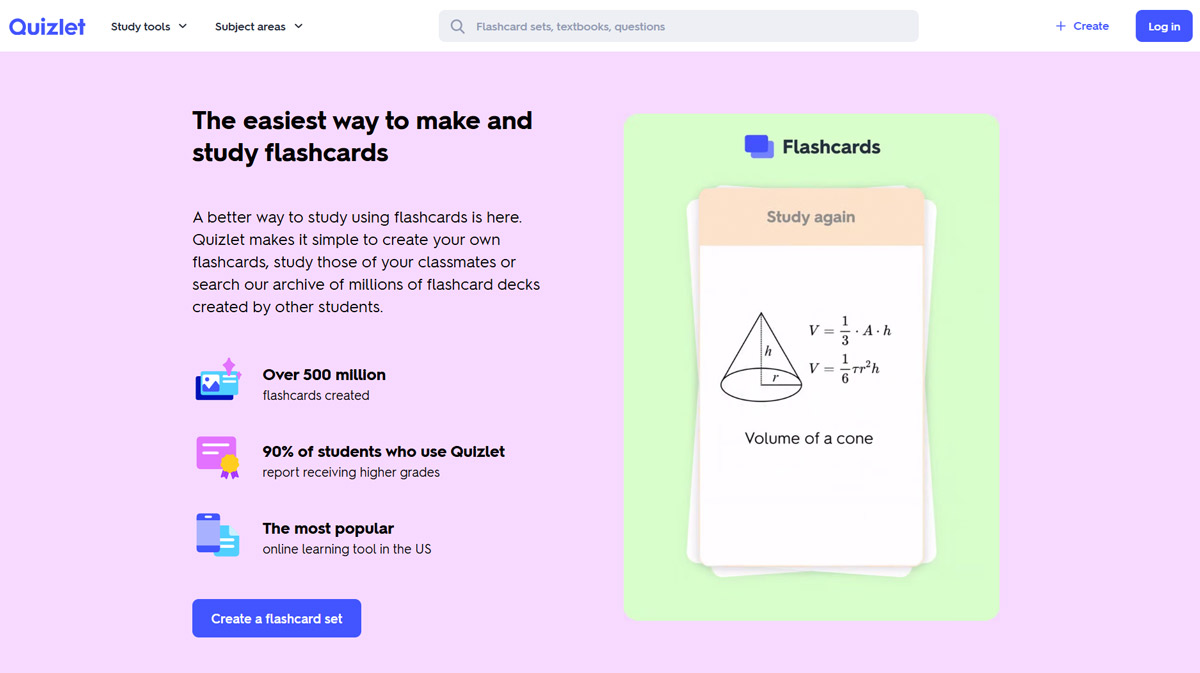 Quizlet - Học từ vựng, ngữ pháp và hơn thế nữa bằng flashcards