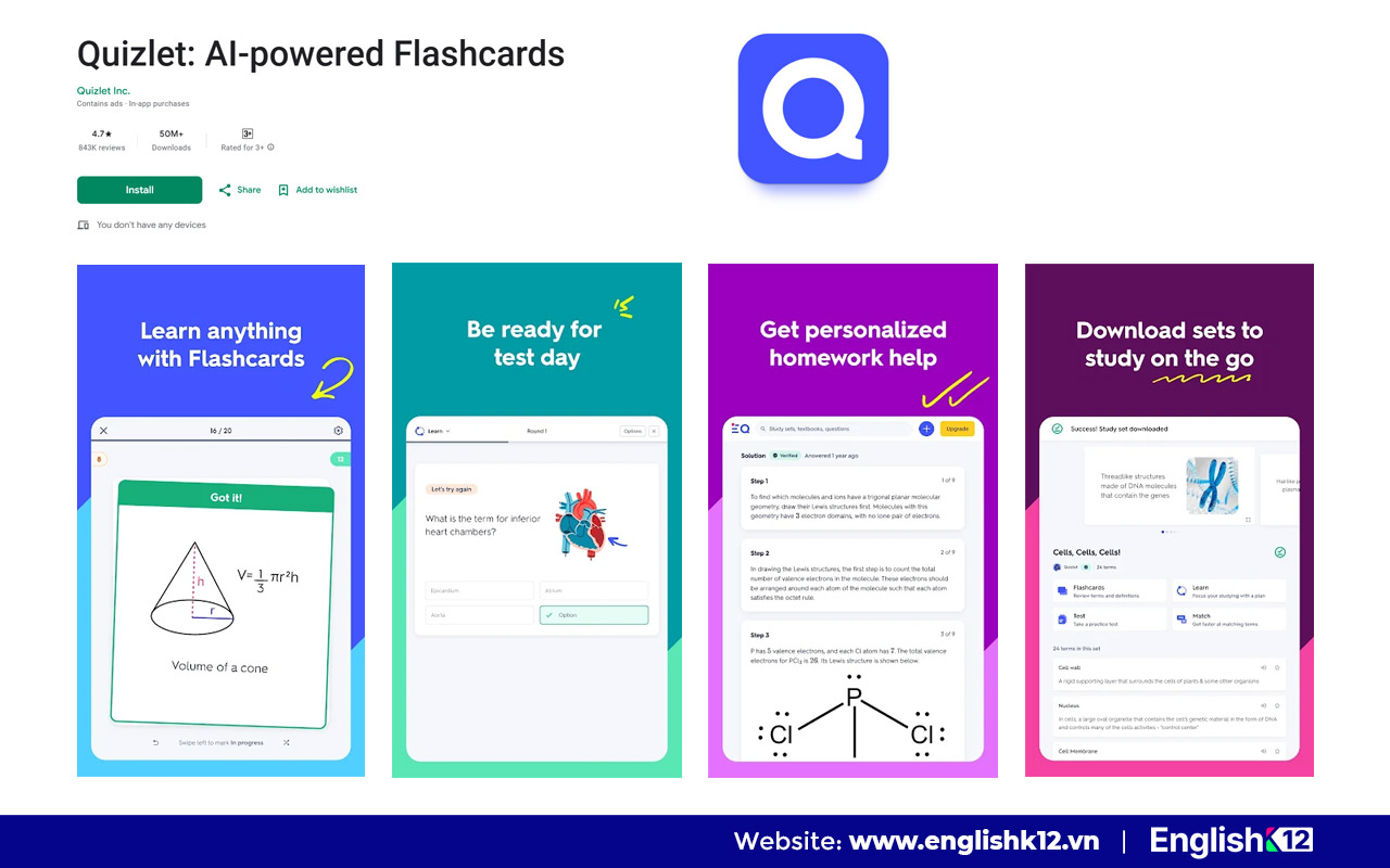 Quizlet: AI-powered Flashcards Quizlet: AI-powered Flashcards