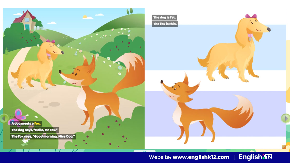 The Dog and the Fox - Truyện tranh tiếng Anh dành cho thiếu nhi