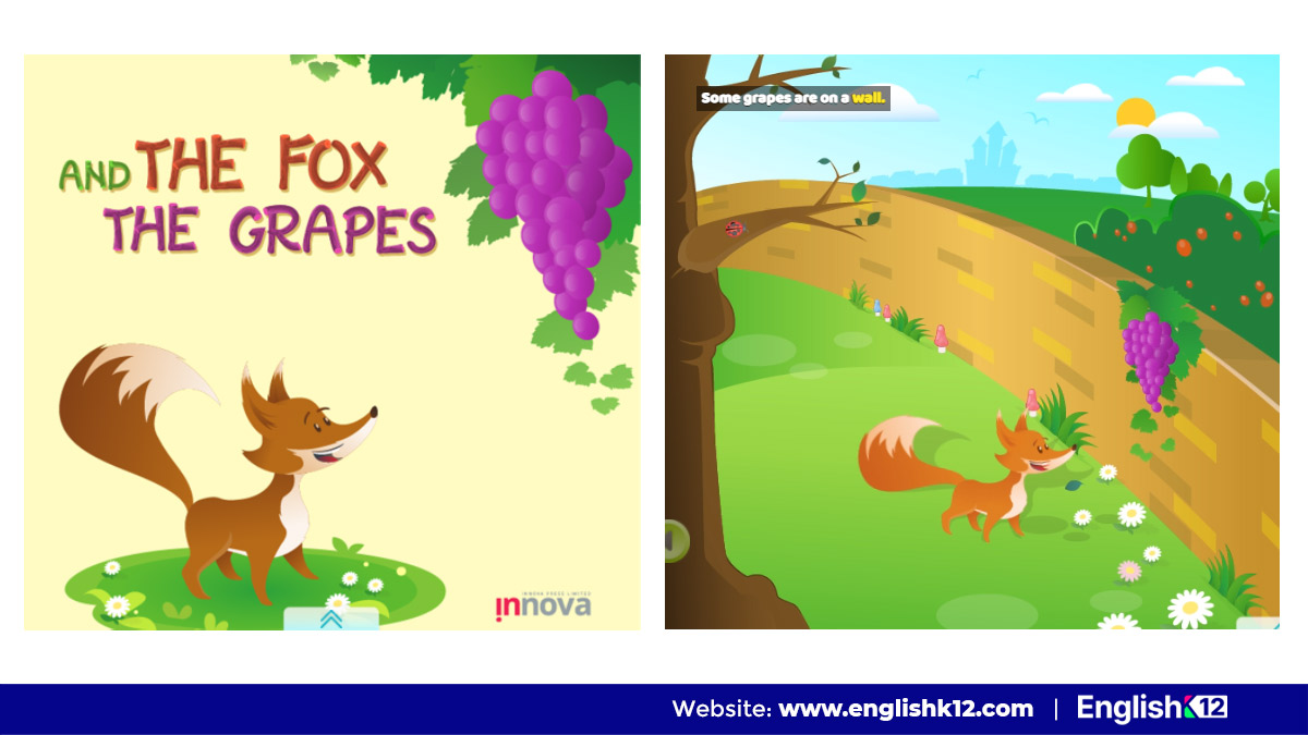The Fox and the Grapes | Truyện tiếng Anh cho trẻ em