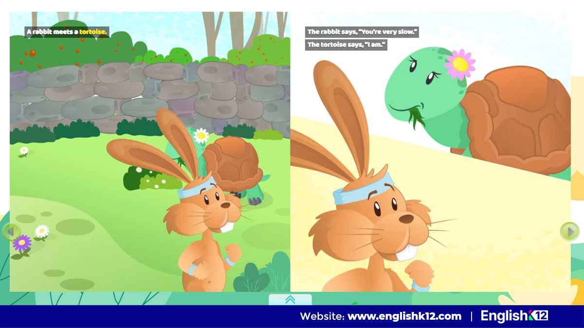 The Rabbit and the Tortoise - Truyện tranh tiếng Anh dành cho thiếu nhi