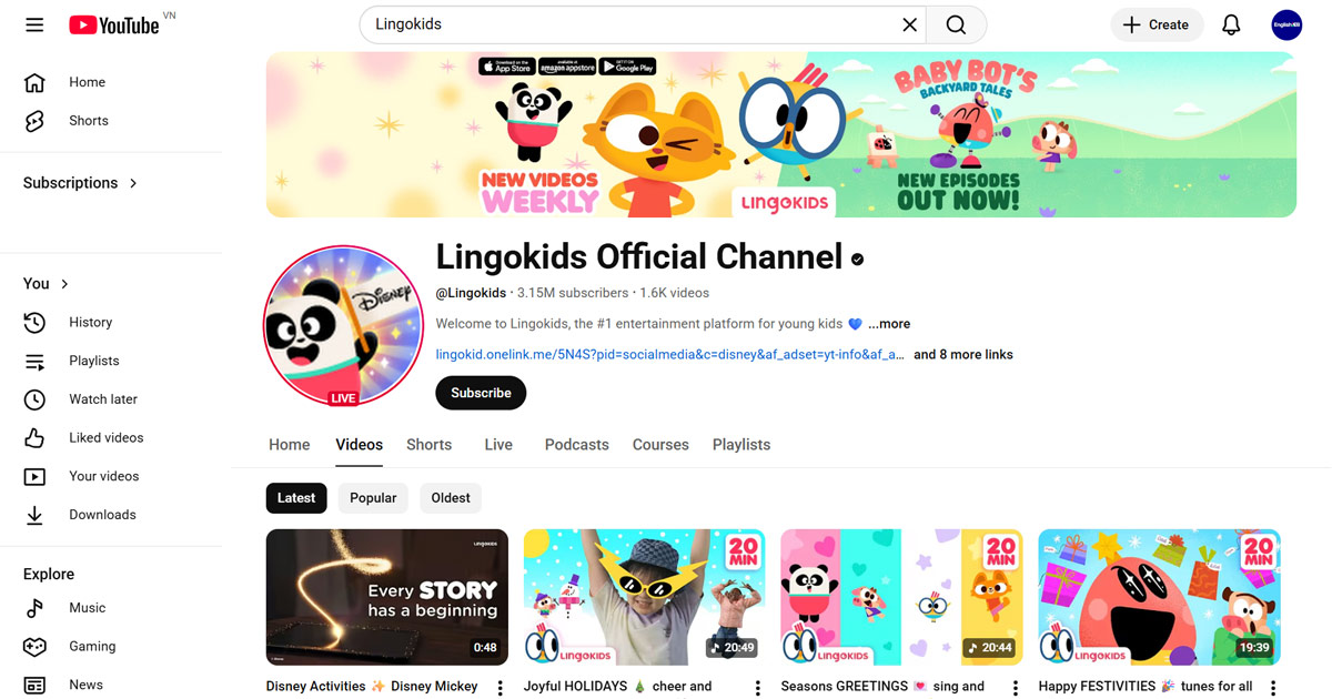 Lingokids Official Channel Lingokids Official Channel