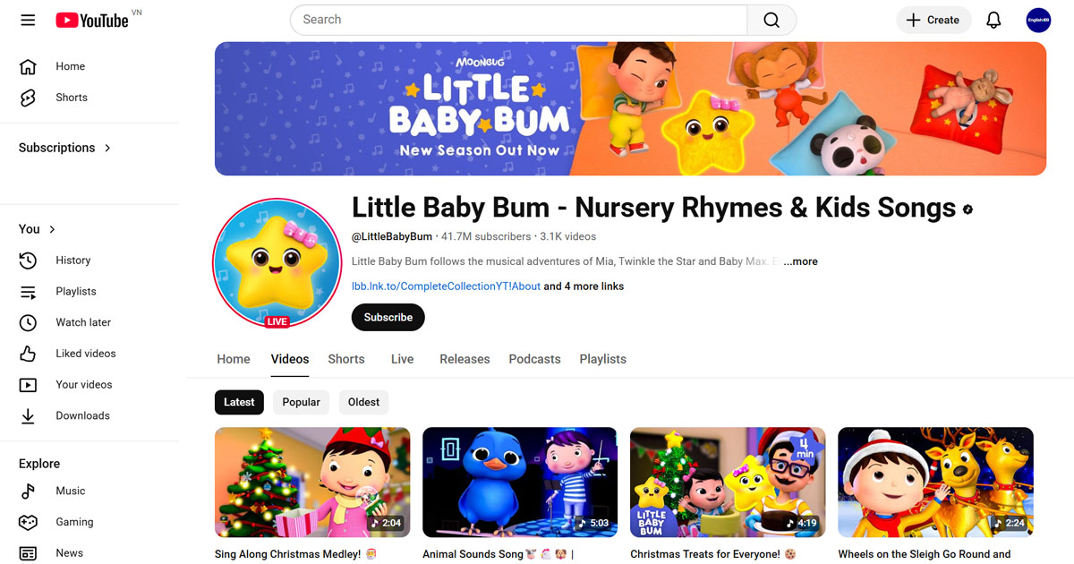Little Baby Bum - Nursery Rhymes & Kids Songs Little Baby Bum - Nursery Rhymes & Kids Songs